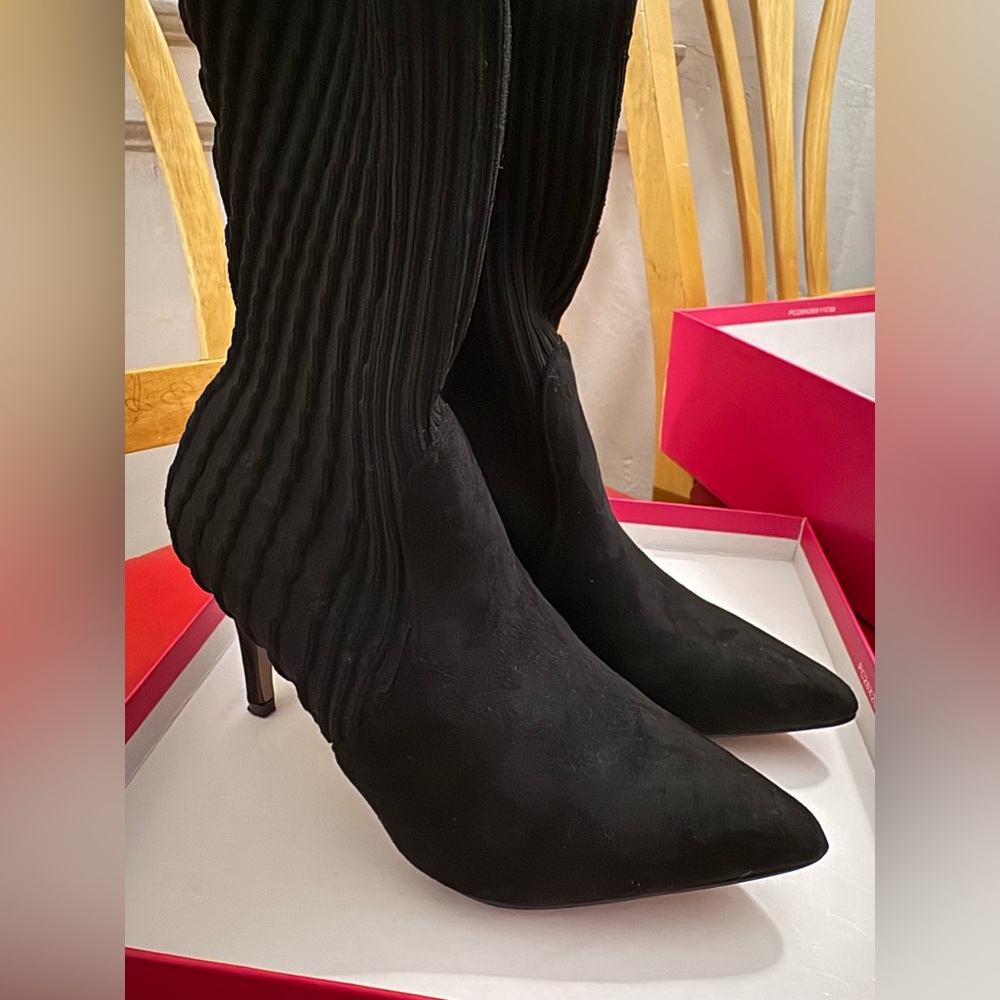 Catherine Malandrino Black Heeled Boots